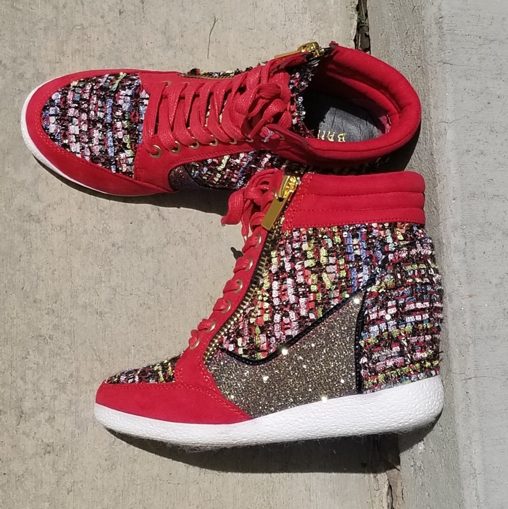 🔥Dazzling🔥 Sneaker 🔥Wedges - Size 10 Only - Picture 6 of 8